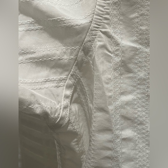 Jimi Hendrix Purple Haze Productions white floral embroidered button down shirt - Picture 8 of 9